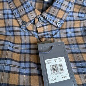 Chatham Road Collections Men's Button Down Dress Shirt Size Small NWT!